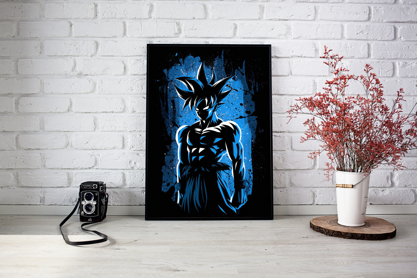 TGCPRINTINGS - | Dragon Ballz Frames & Posters | Anime Frames & Posters (Black Framed 10×13 inches, Goku)