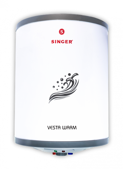 Singer Vesta Warm 25 Ltr Water Heater 2000 Watts with free Installation Kit ( BEE 5 Star )