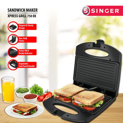 Singer Sandwich Toaster-Xpress Grill 750 DX