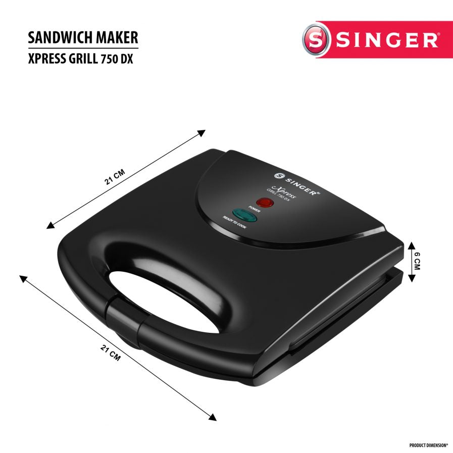 Singer Sandwich Toaster-Xpress Grill 750 DX