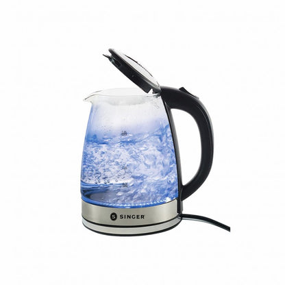 Singer Aroma Crysta Glass Electric Kettle 1.8 L – 1500 Watts