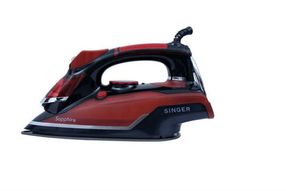 Singer Sapphire 1600-Watt Steam Iron (Red and Black)